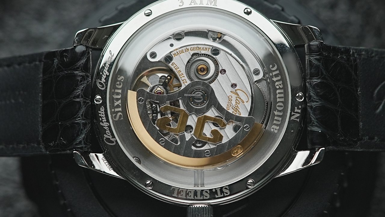 IMG_9081 Glashutte Original Sixties Mens watch Unisex Automatic Steel 39-52-04-02-04 Replica 5