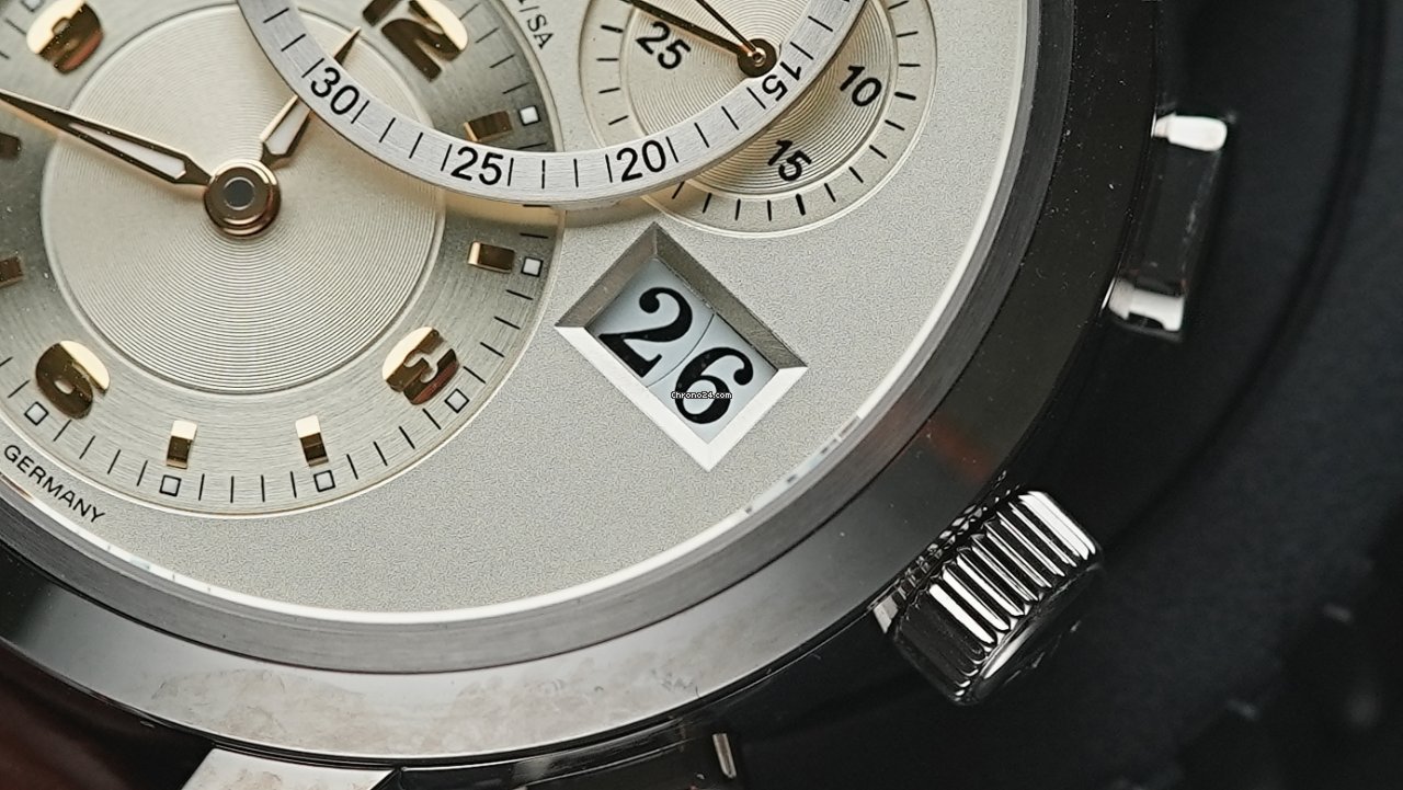 Glashutte Original PanoMaticChrono XL White gold 95-01-31-24-04 Replica 5