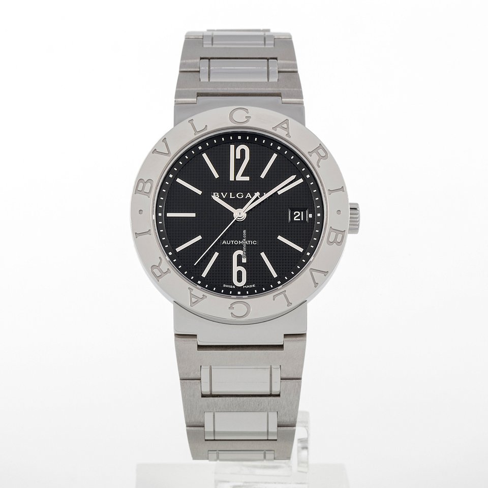 IMG_9081 Bulgari Bulgari Mens watch Unisex Automatic Steel BB 38 SS AUTO Replica 5