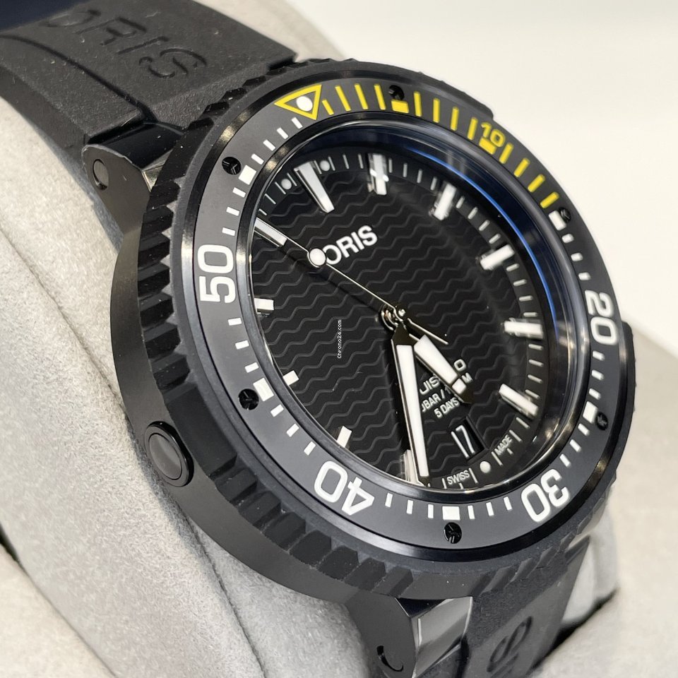 Oris Aquis Date Mens watch Unisex Automatic Titanium 01 400 7767 7754-07 426 64BTEB Replica 5
