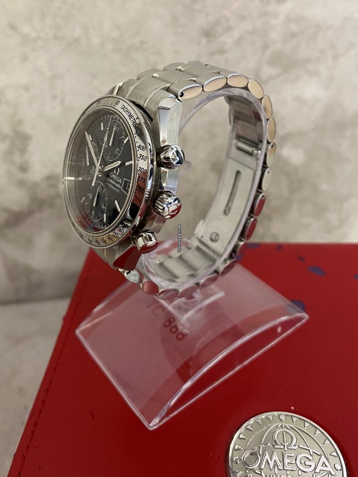 IMG_9081 Omega Speedmaster Date Mens watch Unisex Automatic Steel 35135000 Replica 5