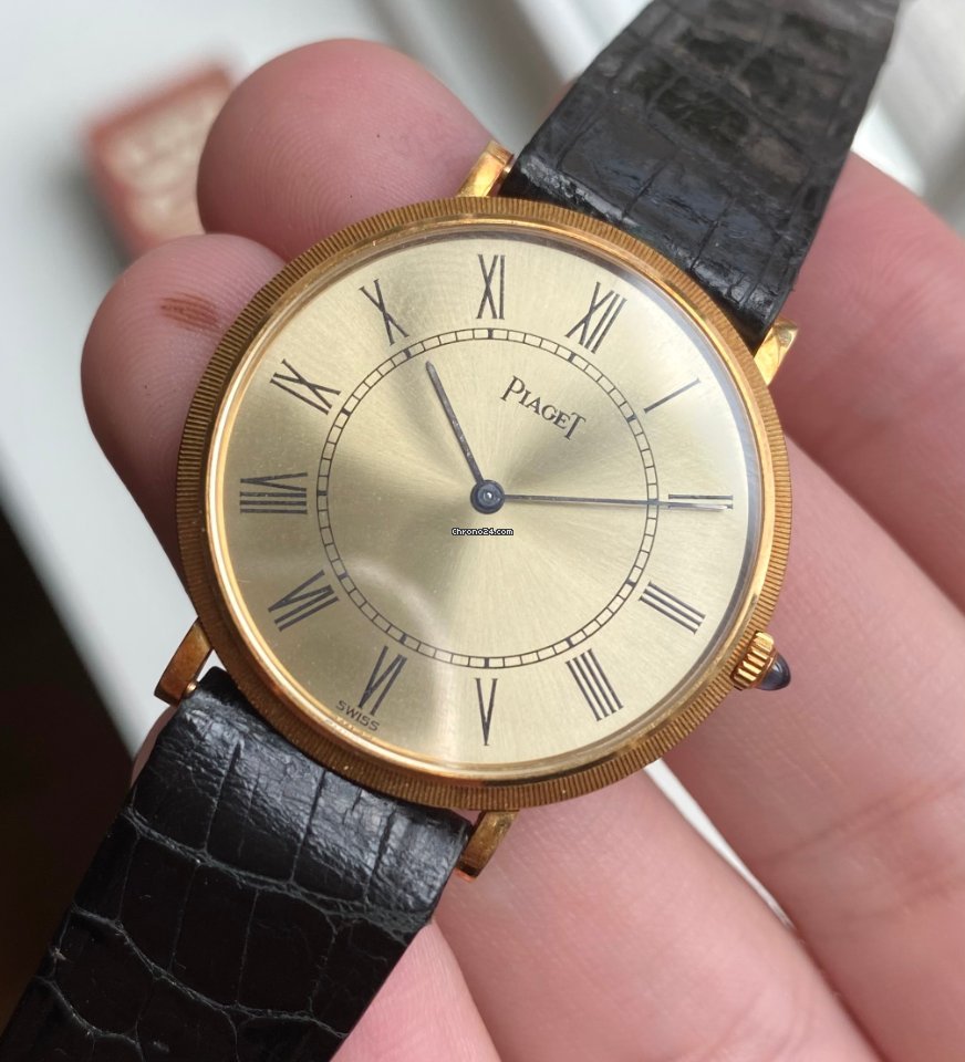 IMG_9081 Piaget Mens watch Unisex Manual winding Yellow gold Piaget Replica 5
