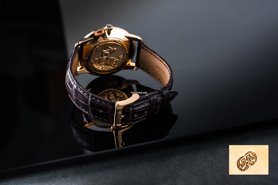 IMG_9081 Ulysse Nardin Classico Mens watch Unisex Manual winding Rose gold 8206-158 Replica 5