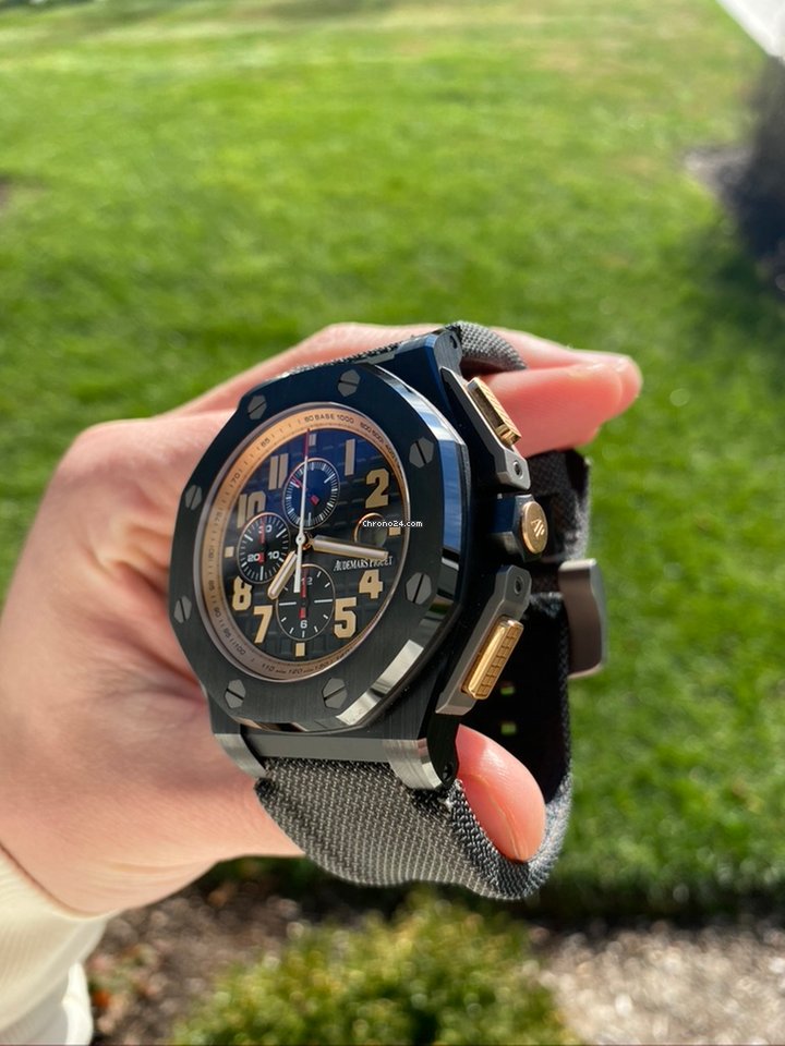IMG_9081 Audemars Piguet Royal Oak Offshore Mens watch Unisex Automatic Ceramic 26378IO.OO.A001KE.01 Replica 5