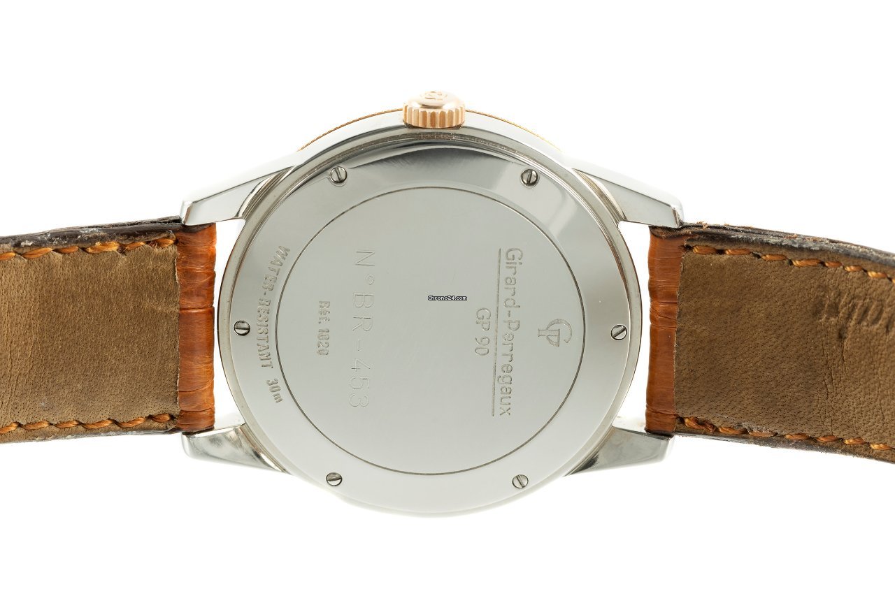 Girard Perregaux Mens watch Unisex Automatic Gold Steel 1020 Replica 5
