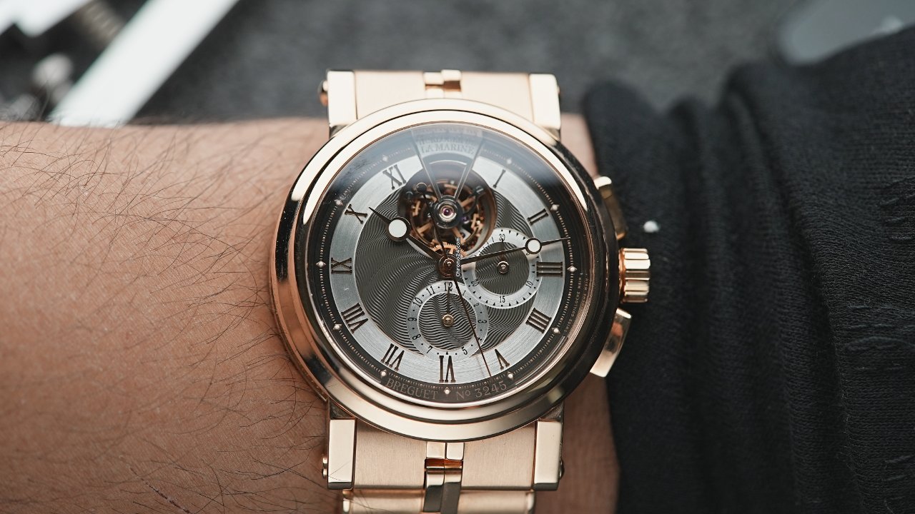IMG_9081 Breguet Marine Mens watch Unisex Rose gold 5837BR 92 RZ0 Replica 5