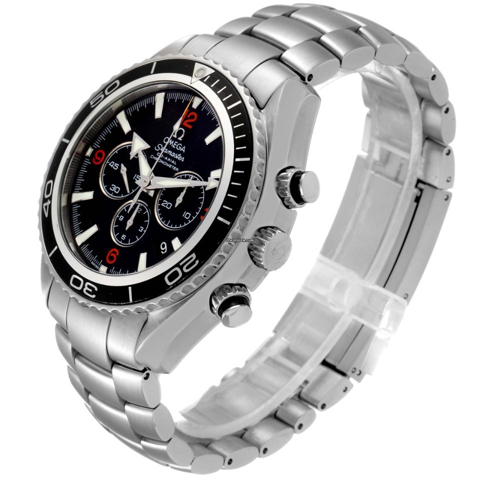 Omega Seamaster Planet Ocean Chronograph Mens watch Unisex Automatic Steel 2210.51.00 Replica 5