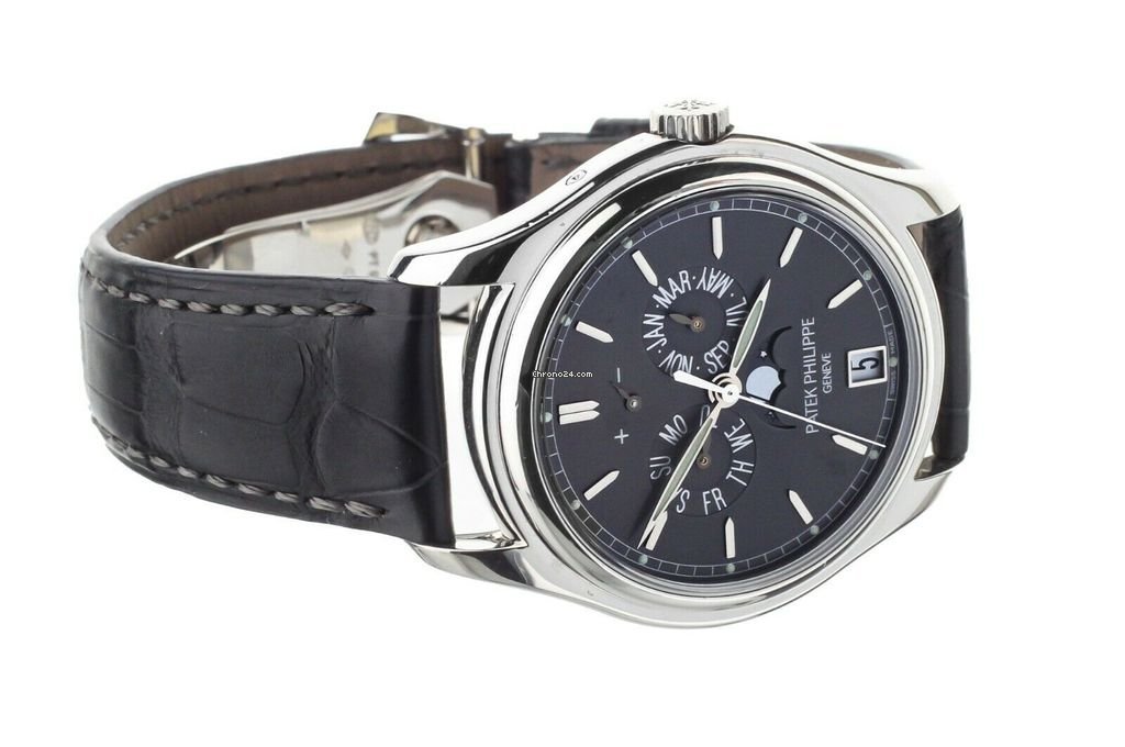 IMG_9081 Patek Philippe Annual Calendar Mens watch Unisex Automatic Platinum 5146P Replica 5