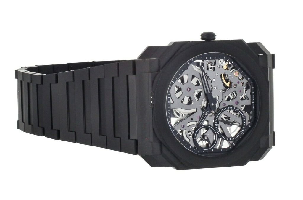 Bulgari Octo Mens watch Unisex Manual winding Ceramic 103126 Replica 5