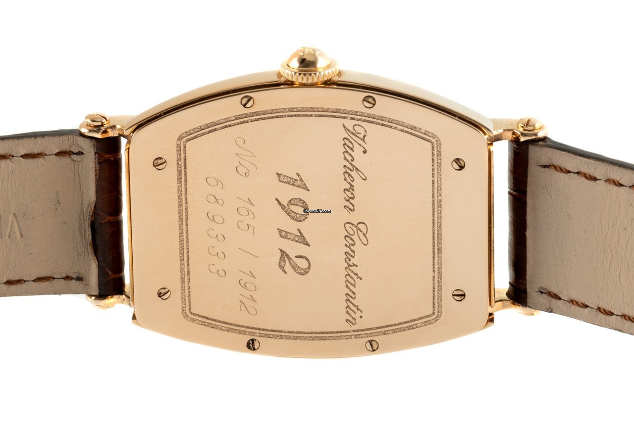 IMG_9081 Vacheron Constantin Historiques Mens watch Unisex Manual winding Red gold 37001 Replica 5