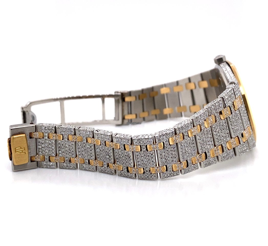 IMG_9081 Audemars Piguet Royal Oak Lady Womens watch Quartz Steel 56175 Replica 5