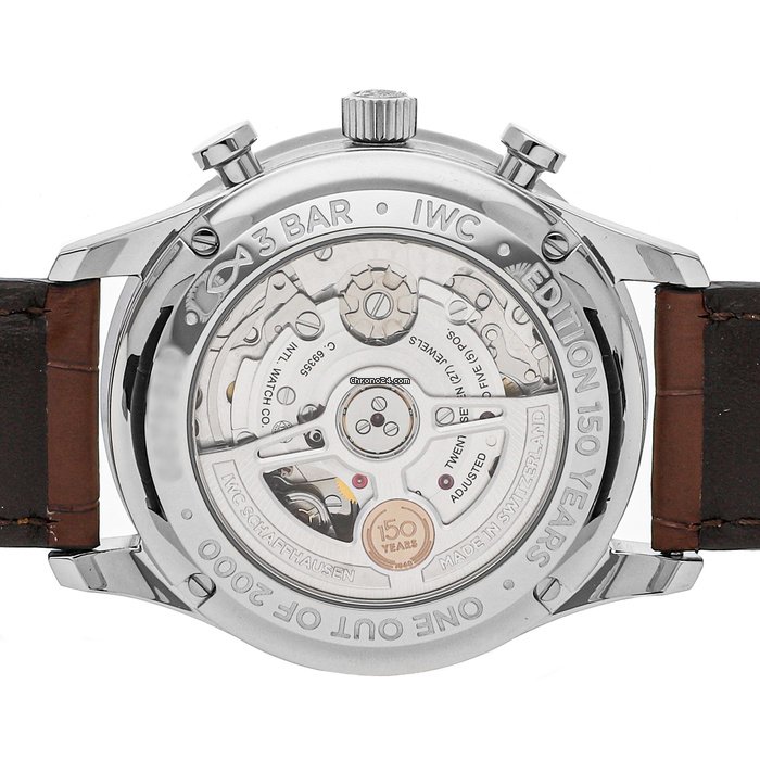 IMG_9081 IWC Portuguese Chronograph Mens watch Unisex Automatic Steel IW3716-02 Replica 5