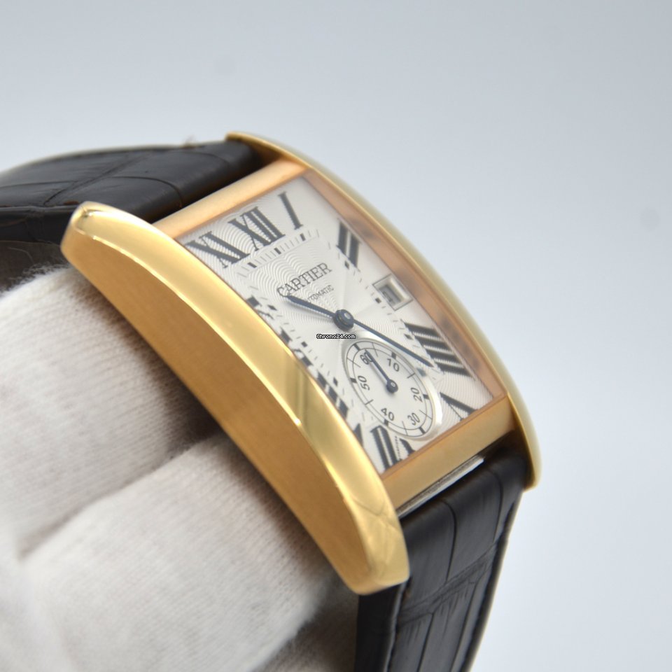 IMG_9081 Cartier Tank MC Mens watch Unisex Automatic Rose gold W5330001 Replica 5