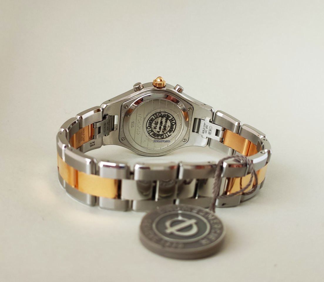 IMG_9081 Baume & Mercier Linea Womens watch Quartz Gold Steel M0A10016 Replica 5