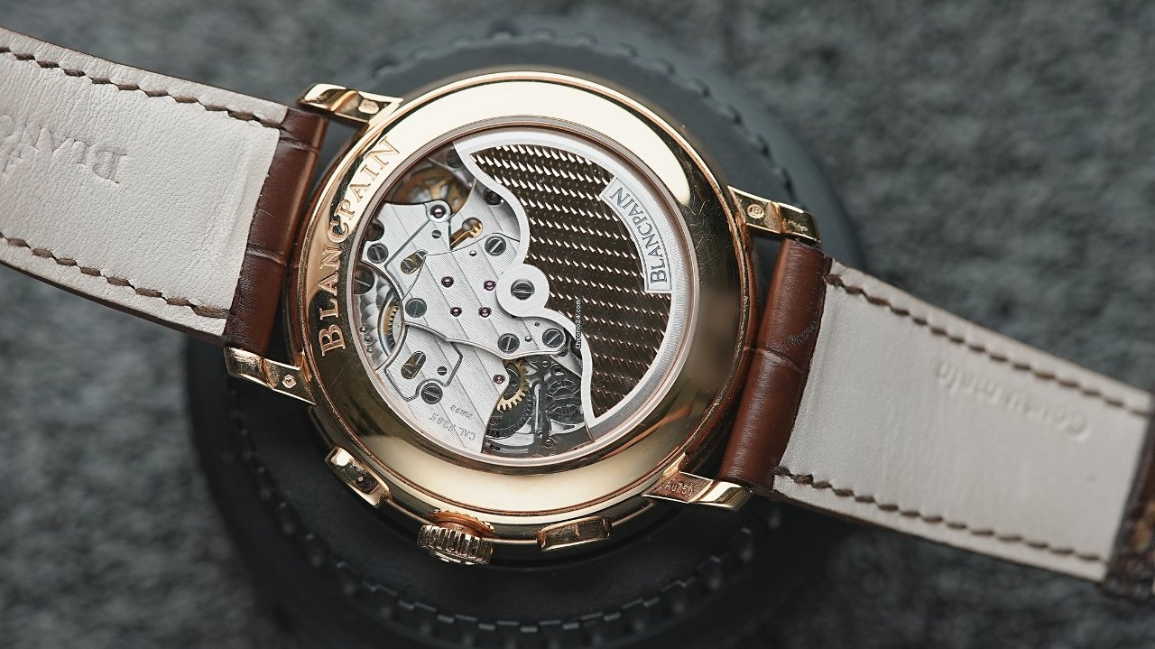 IMG_9081 Blancpain Villeret Mens watch Unisex Automatic Rose gold 6680F-3631-55B Replica 5