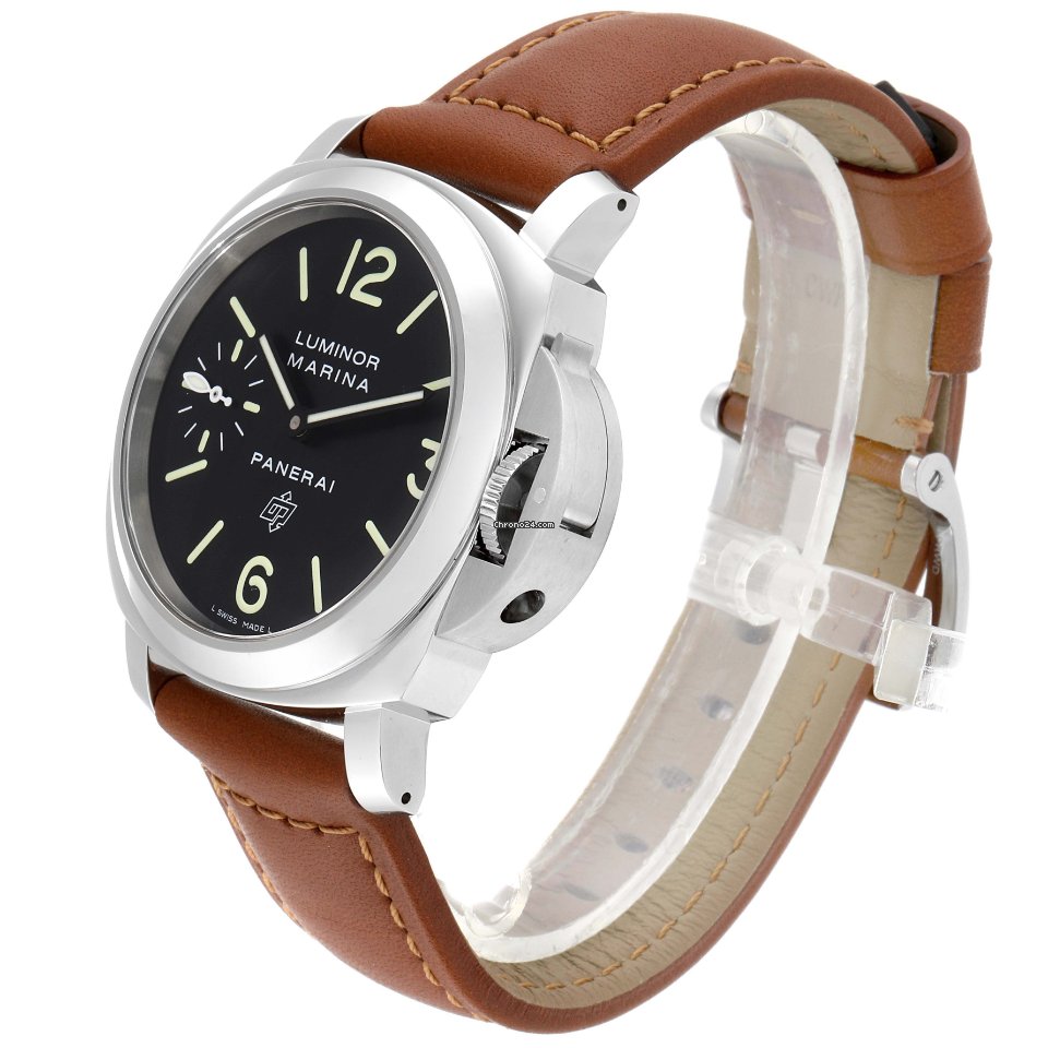 IMG_9081 Panerai Luminor Marina Mens watch Unisex Manual winding Steel PAM01005 Replica 5