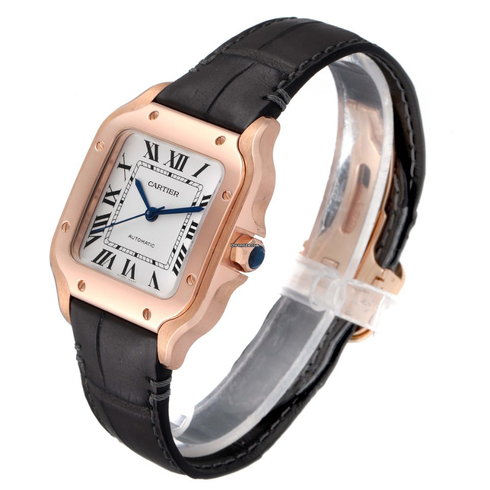 IMG_9081 Cartier Santos Mens watch Unisex Automatic WGSA0012 Replica 5