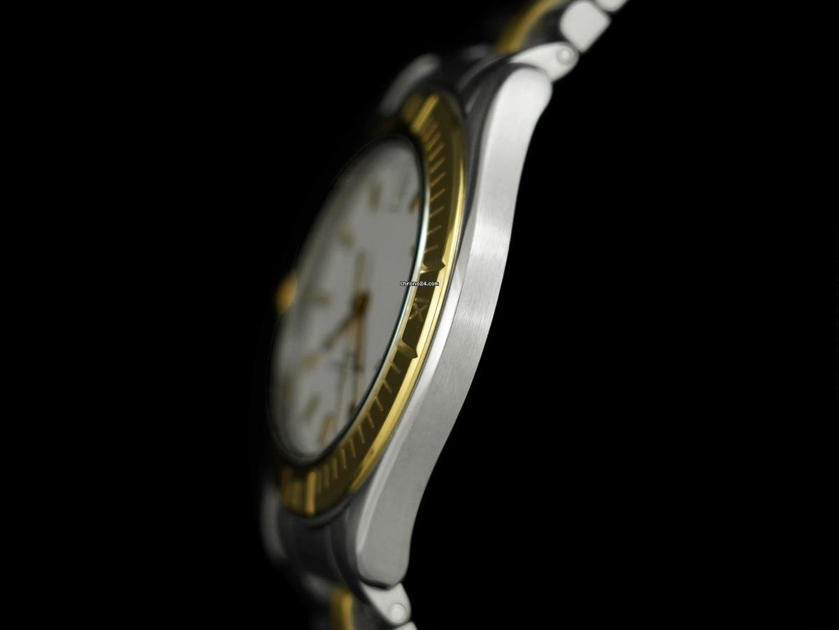 IMG_9081 Baume & Mercier Mens watch Unisex Quartz Gold Steel 7913 Replica 5