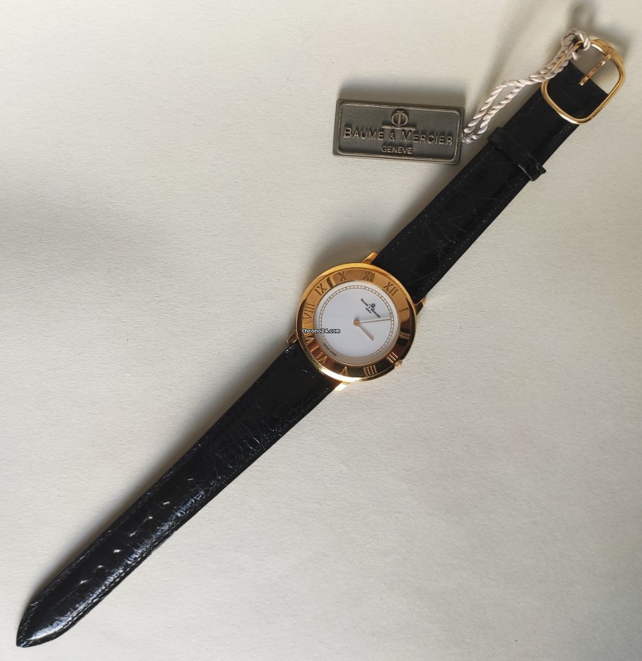 Baume & Mercier Mens watch Unisex Quartz Yellow gold M0A04950 Replica 5