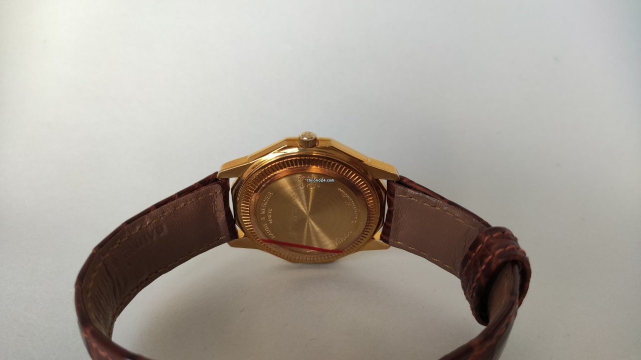 Baume & Mercier Riviera Mens watch Unisex Automatic Yellow gold M0A05793 Replica 5