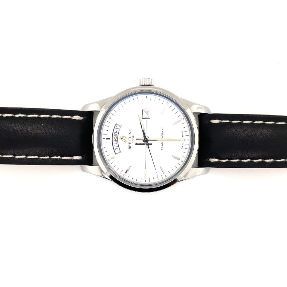Breitling Transocean Day & Date Mens watch Unisex Automatic Steel A4531012 Replica 5