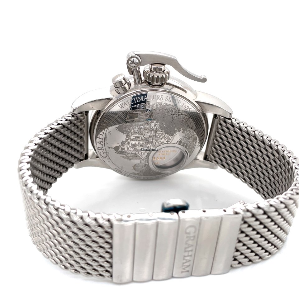 Graham Chronofighter 1695 Mens watch Unisex Automatic Steel 2CXAS.B02A Replica 5