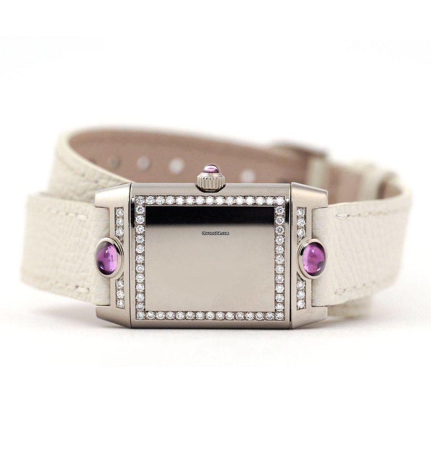 IMG_9081 Jaeger-LeCoultre Reverso Womens watch White gold Q2623402 Replica 5