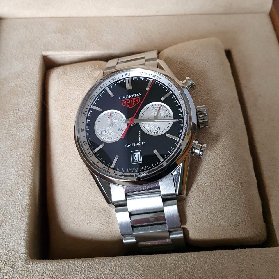 IMG_9081 TAG Heuer Carrera Calibre 17 Mens watch Unisex Automatic Steel CV211D.BA0739 Replica 5