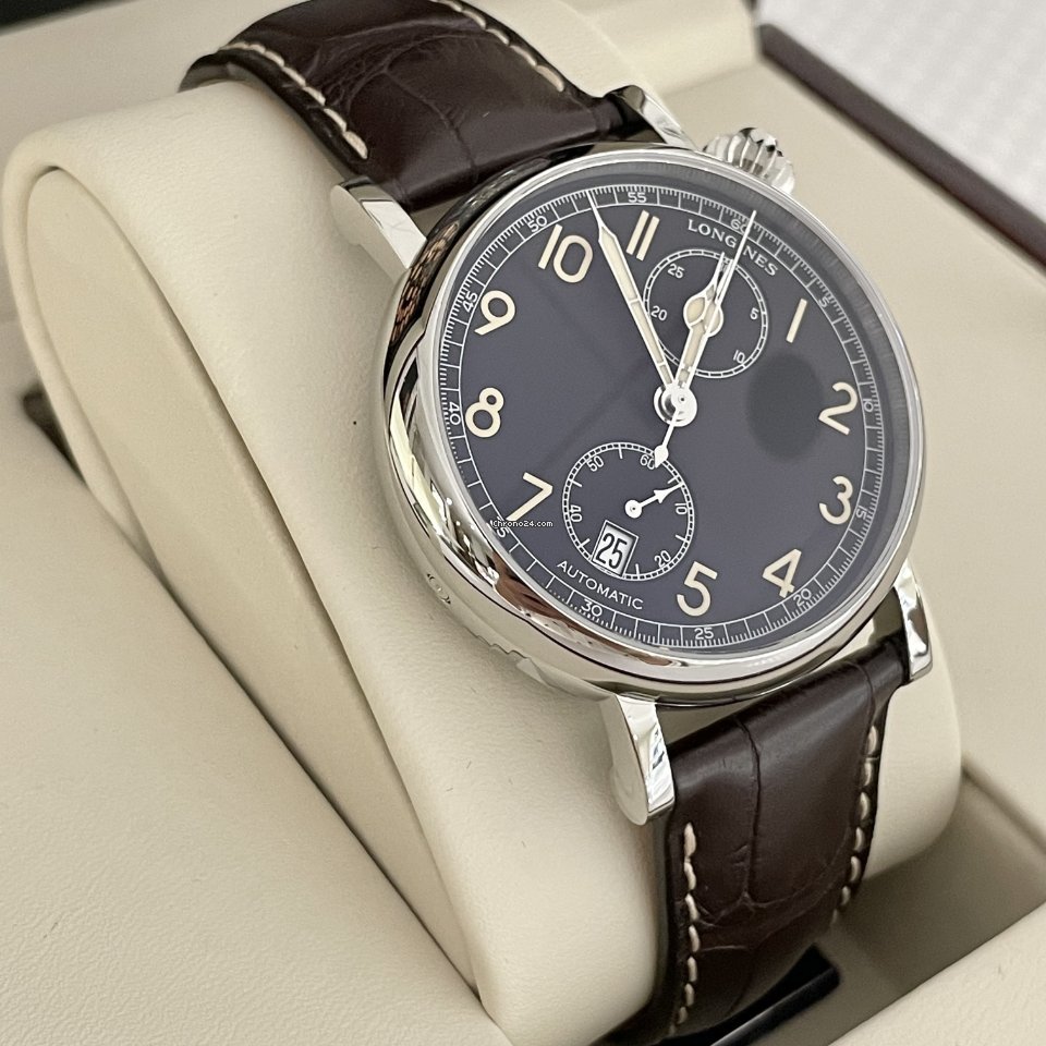 IMG_9081 Longines Avigation Mens watch Unisex Automatic Steel L2.812.4.53.2 Replica 5