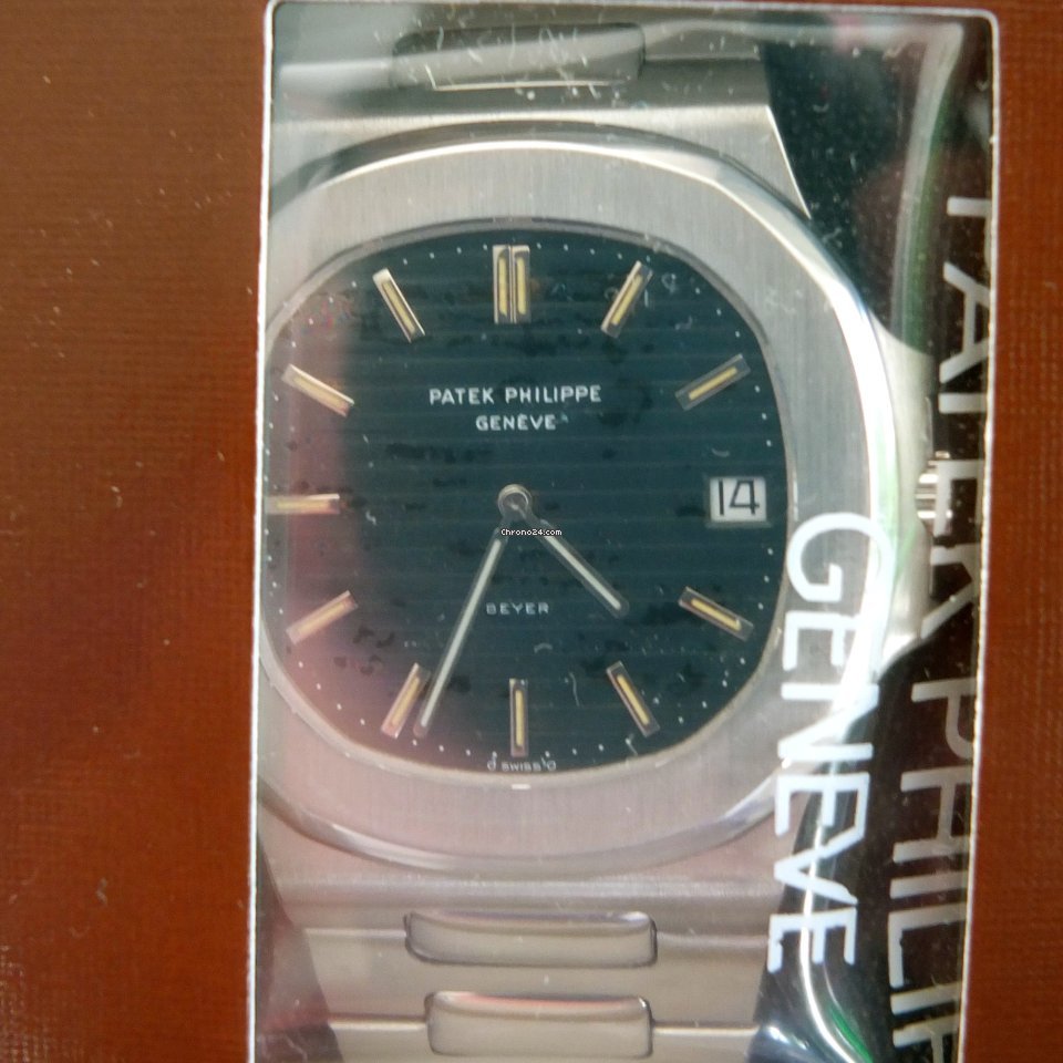 IMG_9081 Patek Philippe Nautilus Mens watch Unisex Automatic Steel 3700 PP Nautlius Jumbo Stahl Beyer + 3700 GG G1belin -41mm Sammlerpaket Replica 5