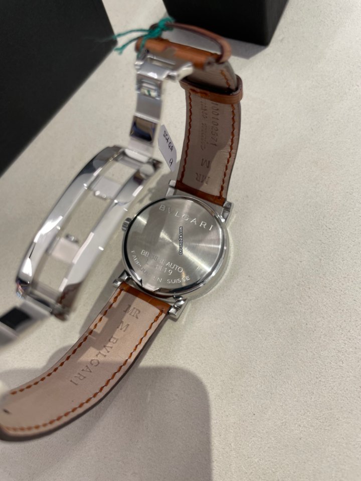 IMG_9081 Bulgari Bulgari Mens watch Unisex Automatic Steel BB38WSLDCH N Replica 5