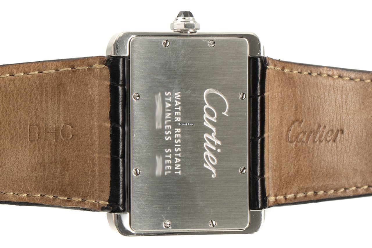 Cartier Tank Divan Mens watch Unisex Quartz Steel 2600 Replica 5