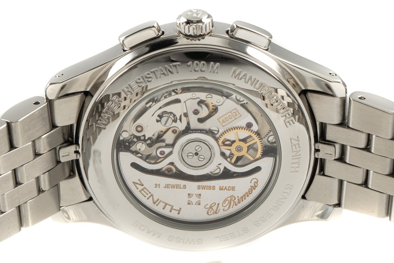 IMG_9081 Zenith El Primero Chronograph Mens watch Unisex Automatic Steel 02.0501.400 Replica 5