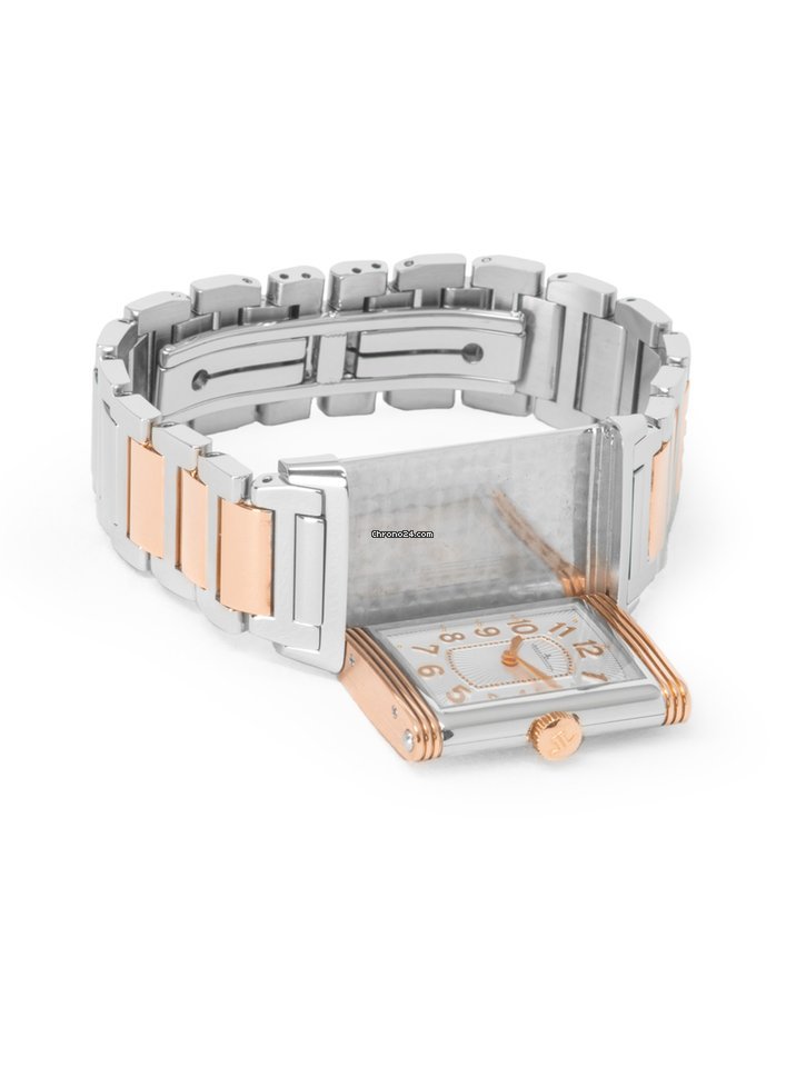 IMG_9081 Jaeger-LeCoultre Grande Reverso Lady Ultra Thin Womens watch Quartz Gold Steel 320.41.20 Replica 5
