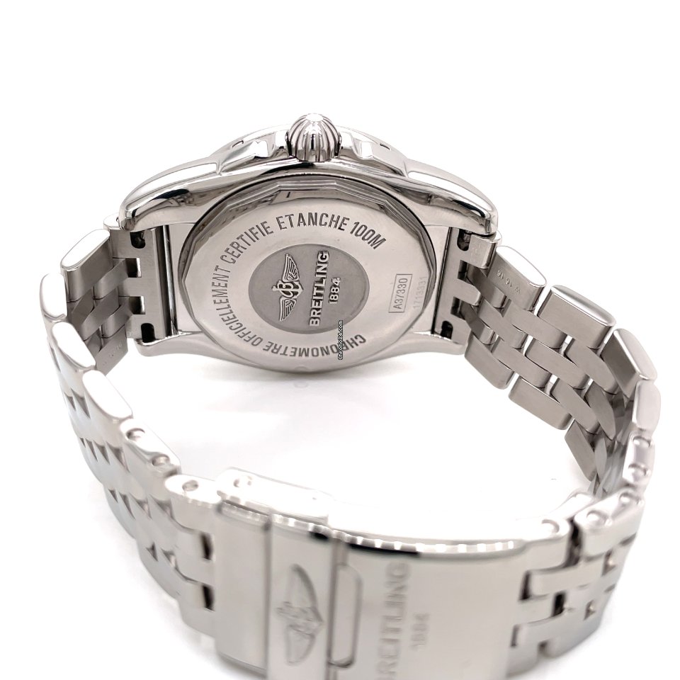 IMG_9081 Breitling Galactic 36 Womens watch Automatic Steel A3733053 A717 376A Replica 5