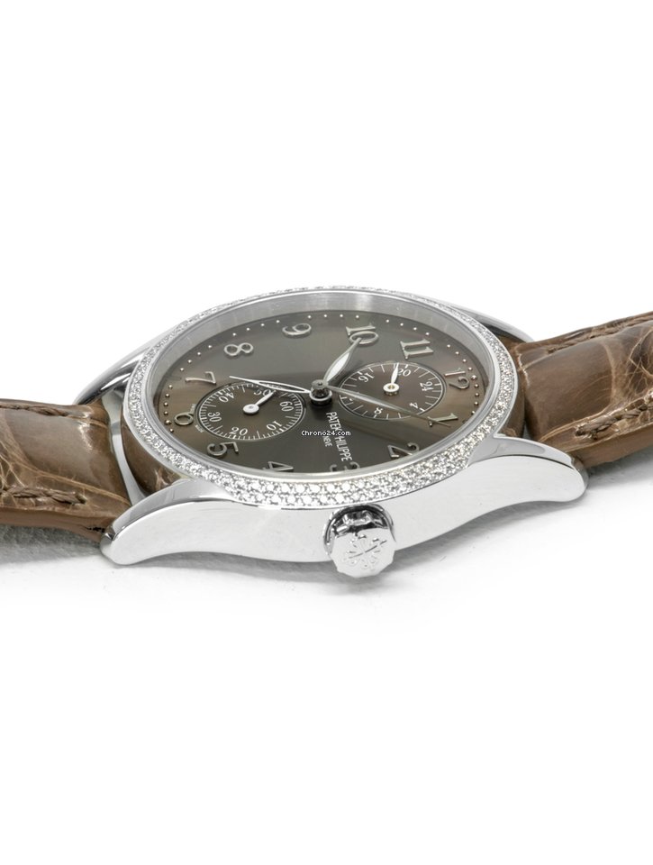 IMG_9081 Patek Philippe Travel Time Womens watch Manual winding White gold 7134G-001 Replica 5