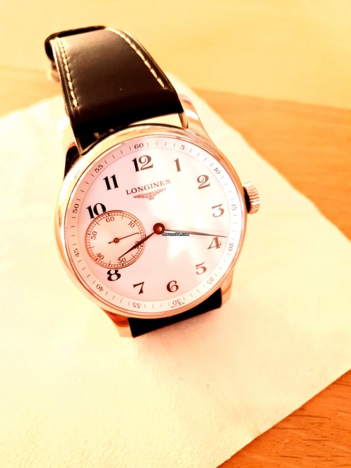 IMG_9081 Longines Master Collection Mens watch Unisex Manual winding Steel L2.841.4.18.3 Replica 5