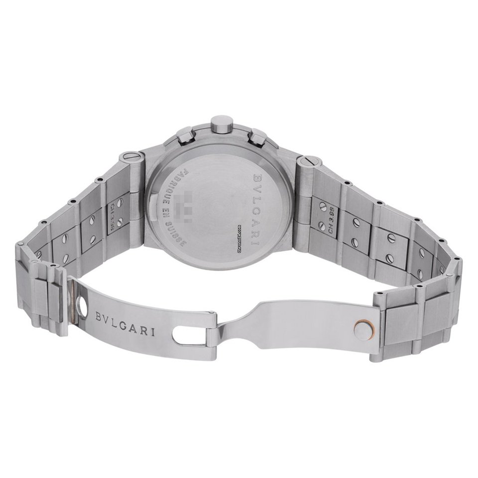 Bulgari Diagono Mens watch Unisex Quartz Steel CH 35S Replica 5