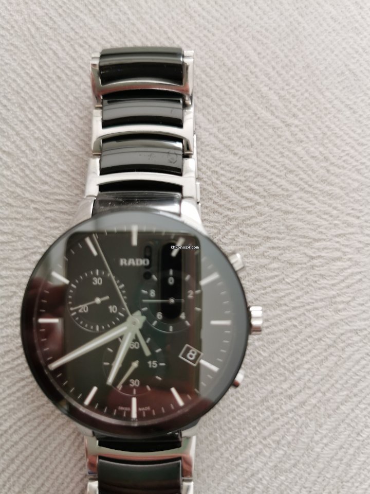 IMG_9081 Rado Centrix Mens watch Unisex Quartz Steel R30130152 Replica 5