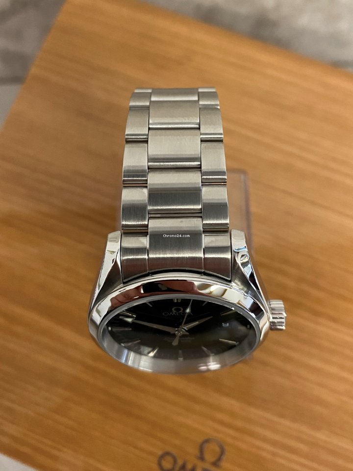 IMG_9081 Omega Seamaster Aqua Terra Mens watch Unisex Quartz Steel 2518.50 Replica 5