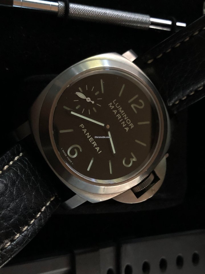 Panerai Luminor Marina Mens watch Unisex Manual winding Titanium PAM 00177 Replica 5
