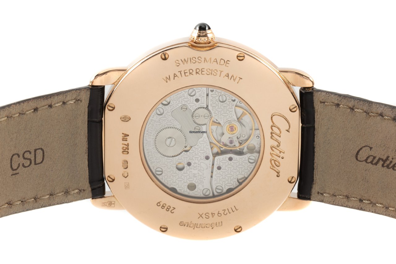 IMG_9081 Cartier Ronde Louis Cartier Mens watch Unisex Manual winding Red gold W6800251 Replica 5