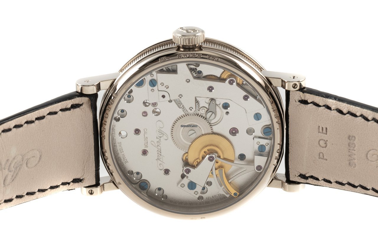 Breguet Tradition Mens watch Unisex Manual winding Yellow gold 7027 Replica 5