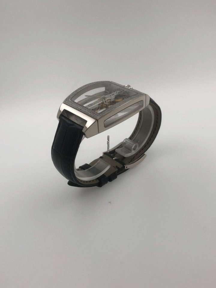 IMG_9081 Corum Golden Bridge Mens watch Unisex Manual winding White gold 113.161.69 0001 0000 Replica 5
