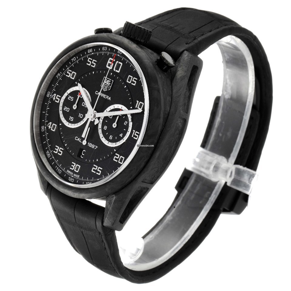 IMG_9081 TAG Heuer Carrera Calibre 1887 Mens watch Unisex Automatic Carbon CAR2C90.FC6341 Replica 5
