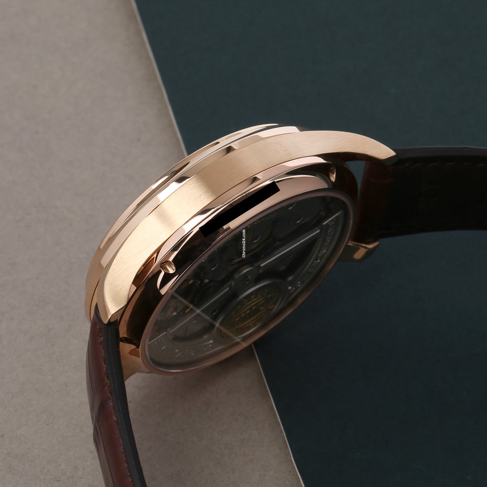 IMG_9081 IWC Portuguese Perpetual Calendar Mens watch Unisex Automatic Rose gold IW502103 Replica 5