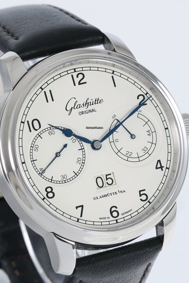 IMG_9081 Glashutte Original Senator Observer Mens watch Unisex Automatic Steel 100-14-05-02-05 Replica 5