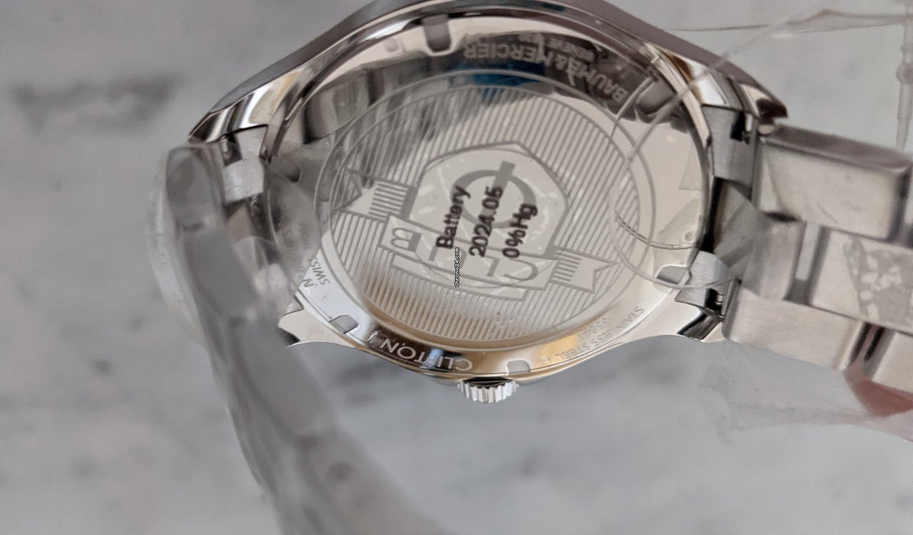 Baume & Mercier Clifton Mens watch Unisex Quartz Steel 10412 Replica 5