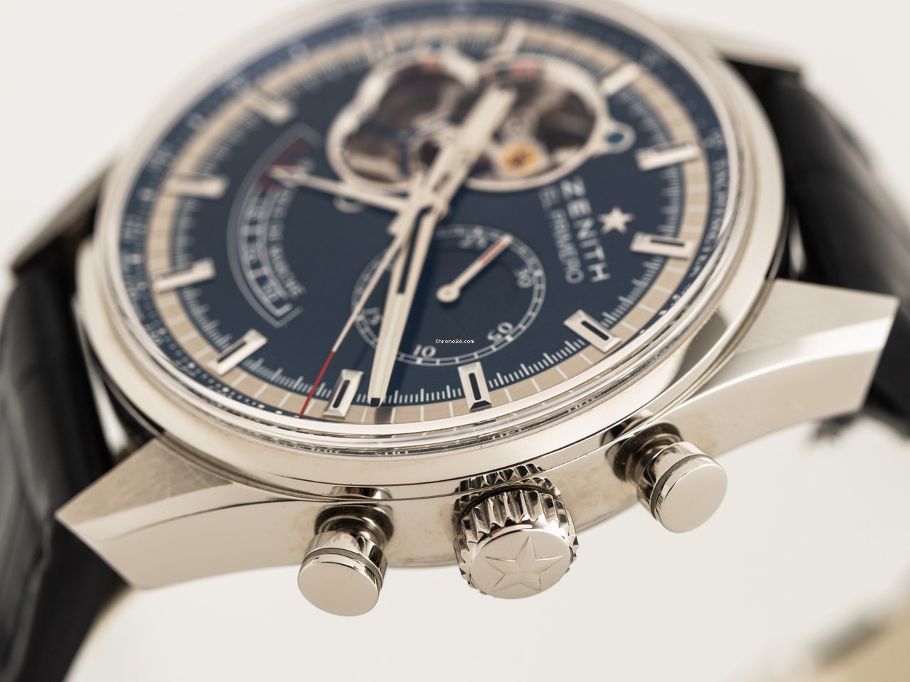 IMG_9081 Zenith El Primero Chronomaster Mens watch Unisex Automatic Steel 03.2085.4021 51.C700 Replica 5