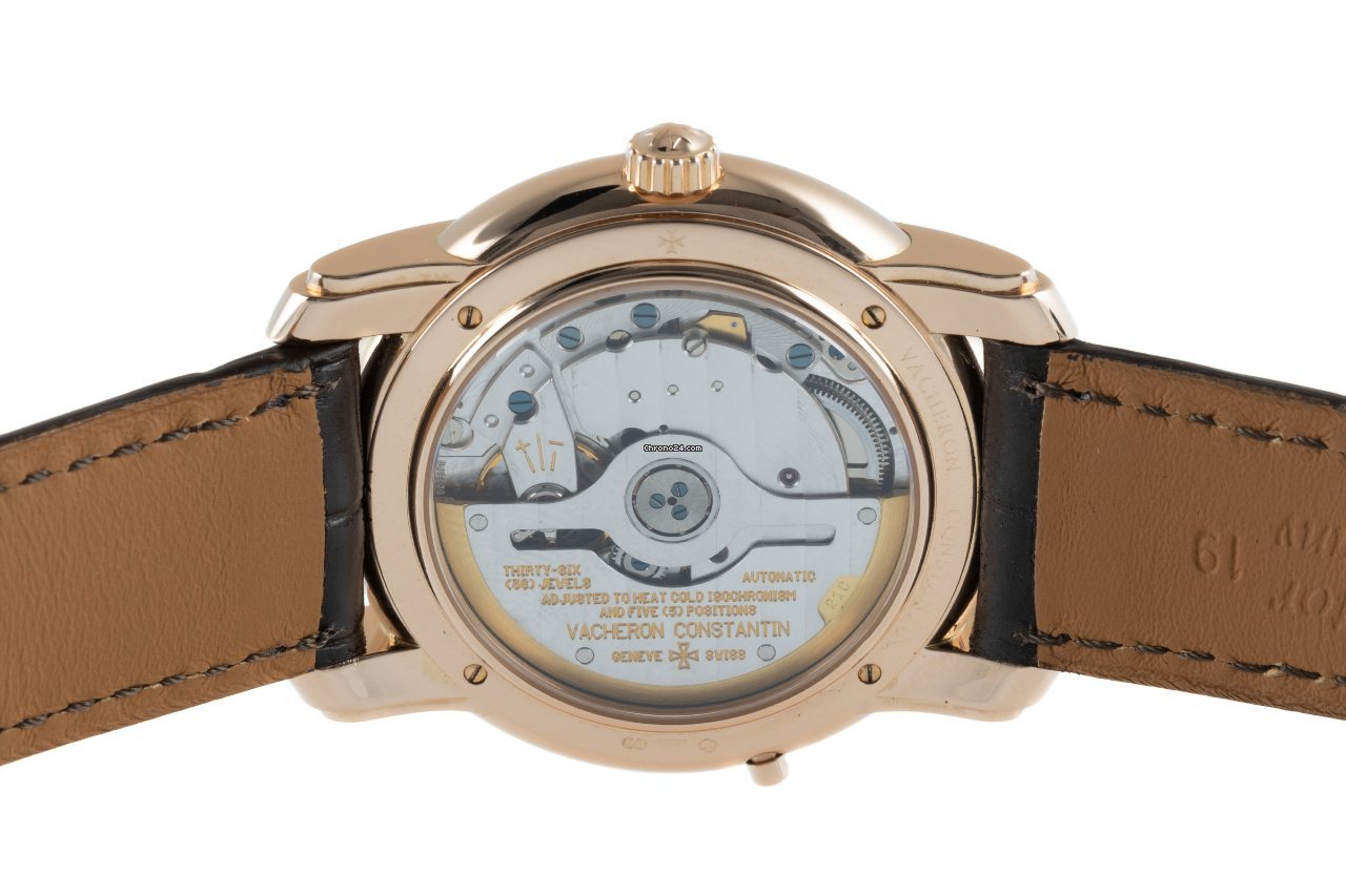 IMG_9081 Vacheron Constantin Patrimony Mens watch Unisex Automatic Yellow gold 47245 Replica 5